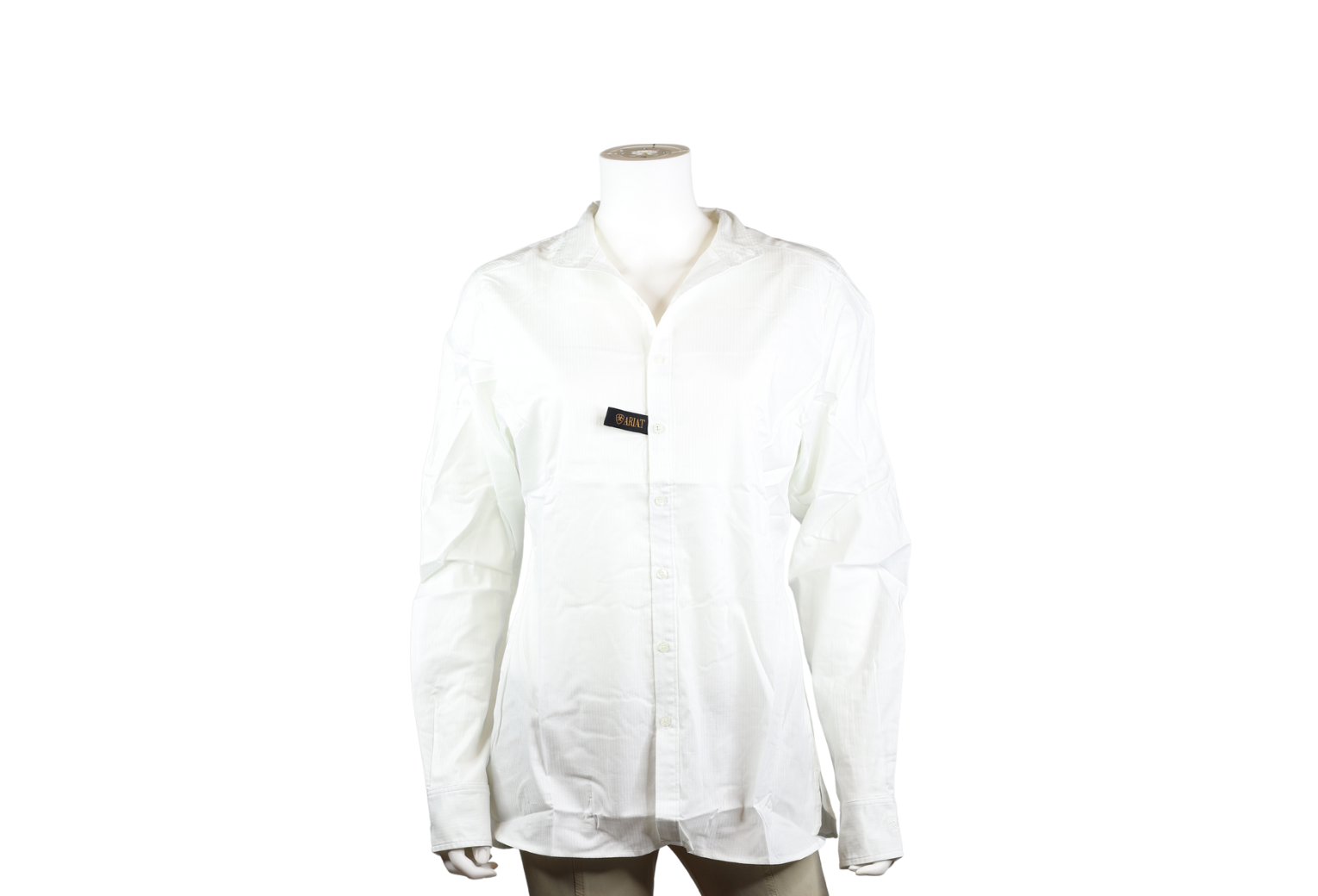 White Ariat Show Shirt 12 (40)