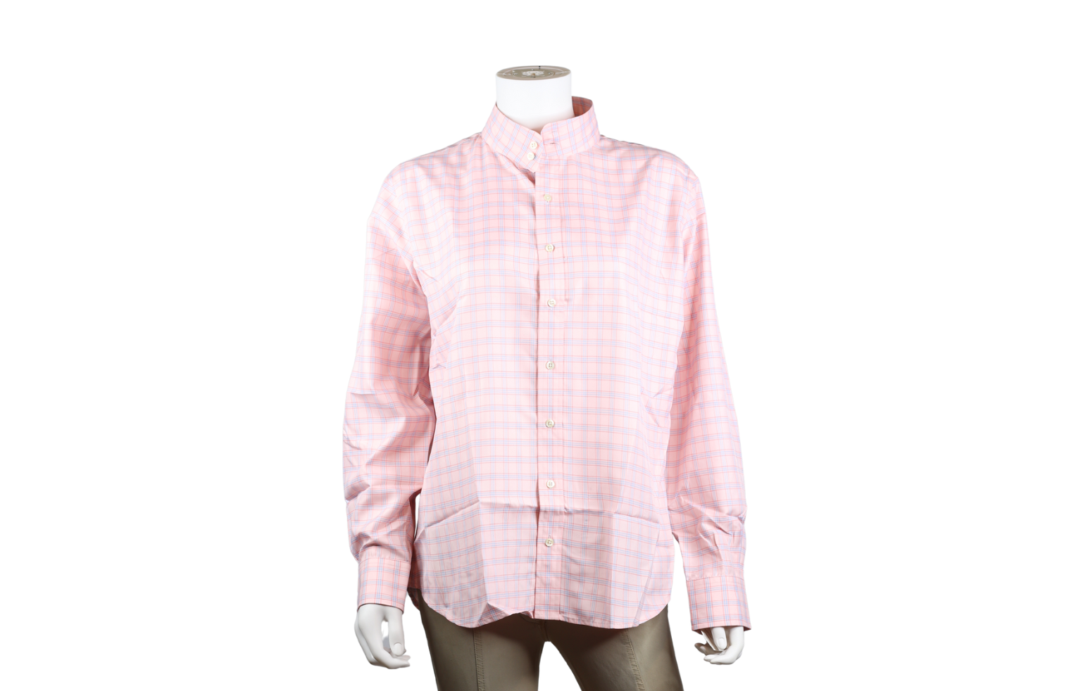 Pink Plaid Tailored Sportsman Show Shirt 12 (40)