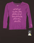 Purple Irideon Long Sleeves Shirt Child M